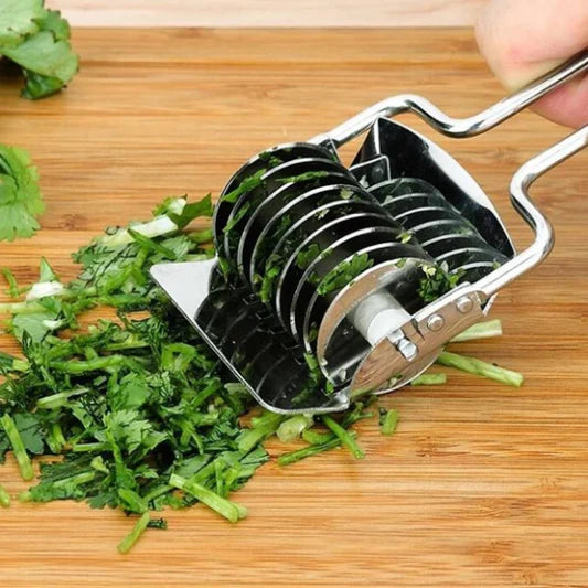 Noodle Lattice Roller Dough Cutter Mincer - Silver - Shop N Save