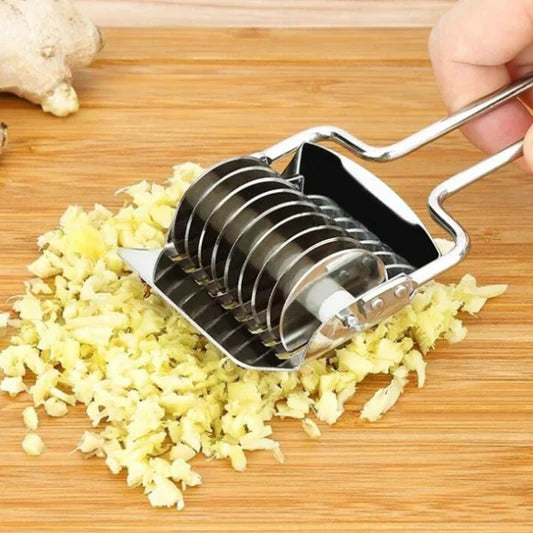 Noodle Lattice Roller Dough Cutter Mincer - Silver - Shop N Save
