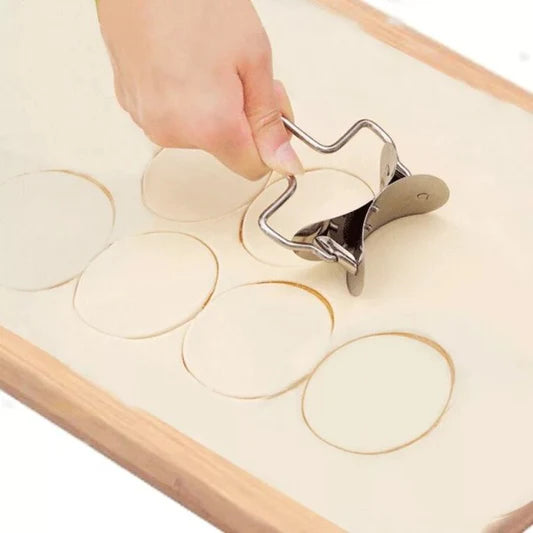 Stainless Steel Quick Dumpling Maker Cutter - Silver - Shop N Save