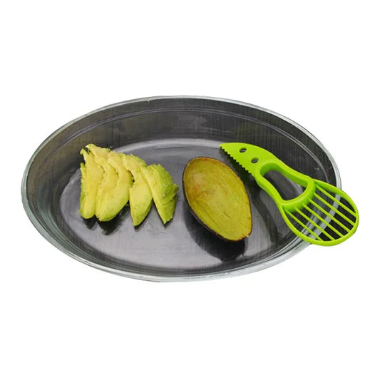 3 In 1 Avocado Fruit Knife Peeler Cutter - Green - Shop N Save