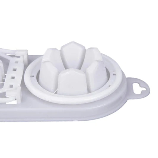 Multi Function Pine Preserved Egg Slicer - White - Shop N Save