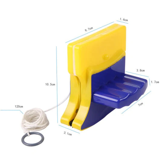 Double Sided High Rise Window Glass Cleaner - Blue