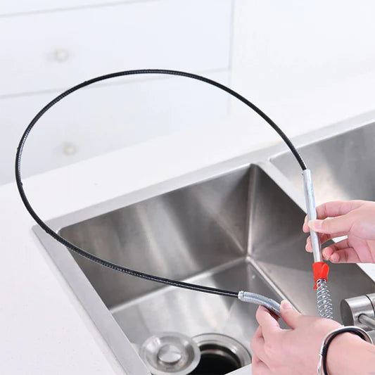 Bendable Grabber Sewer Sink Cleaner Hook - Silver - Shop N Save