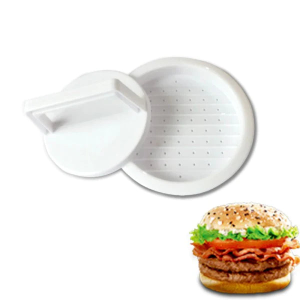 Round Shape Hamburger Meat Patty DIY Mold - White - Shop N Save