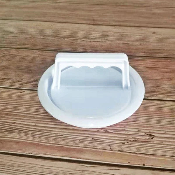 Round Shape Hamburger Meat Patty DIY Mold - White - Shop N Save