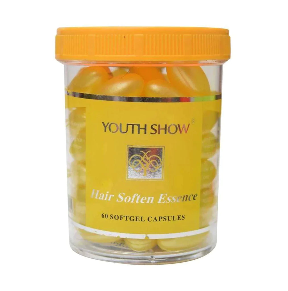 Youth Show Hair Soften Essence: 60 Softgel Capsules, Nourishing Formula - Shop N Save
