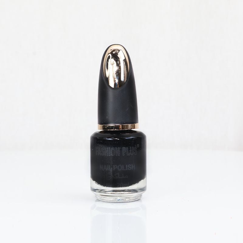 Fashion Plus Nail Polish: Black(6)