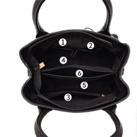 Women Fashion Luxury Handbag - Black - Shop N Save