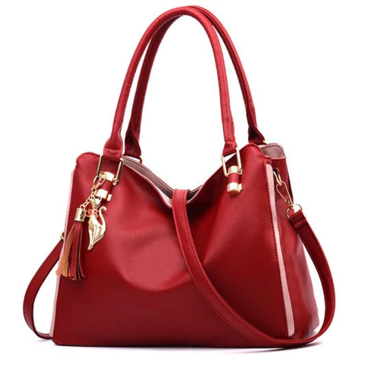 Large Capacity Simple Temperament Shoulder Bags - Black