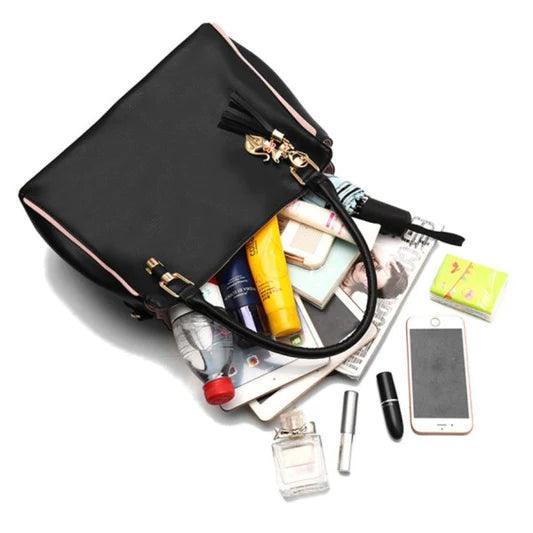 Large Capacity Simple Temperament Shoulder Bags - Black - Shop N Save