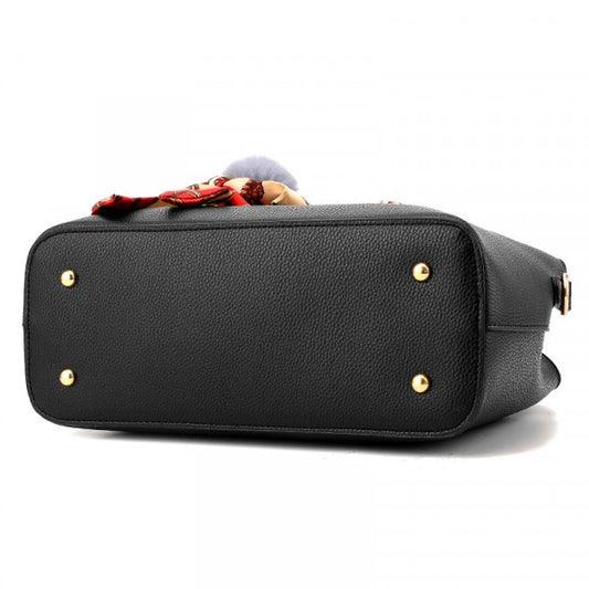 Fashion Large Capacity Stylish Shoulder Handbags - Black - Shop N Save