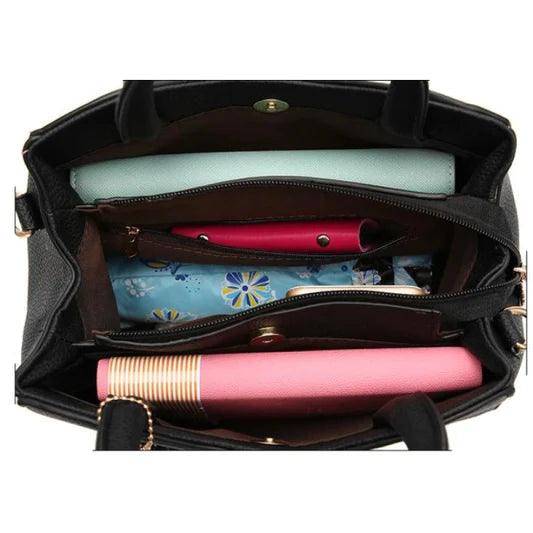 Classy Classical Fashion Beautiful Handbag - Black - Shop N Save