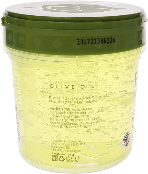 Hair Friendly Argan Oil Styling Gel (236ml): Strong Hold, Sustainable Haircare - Green - Shop N Save