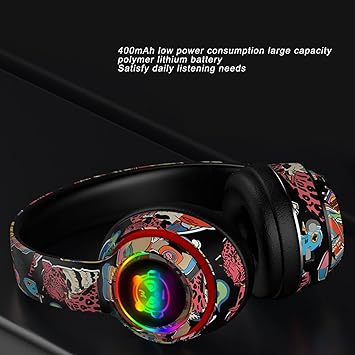 LED Gaming Headset: Universal Compatibility, Cardable Design, HiFi Audio