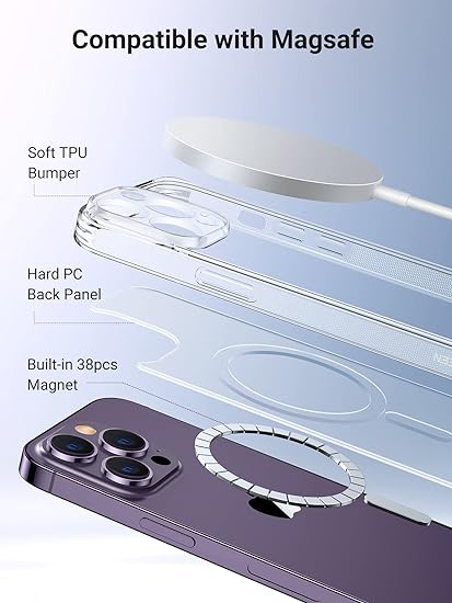 IPhone 14 Pro Case: Magsafe Compatible, Military-Grade Protection - Shop N Save