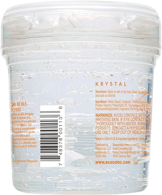 Hair Friendly Argan Oil Styling Gel (236ml): Strong Hold, Sustainable Haircare - Transparent - Shop N Save