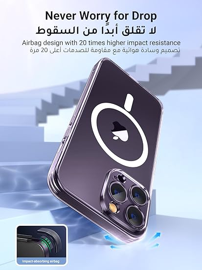 UGREEN MagSafe iPhone 14 Pro Max Case: Shockproof, Clear, Camera Protection - Shop N Save