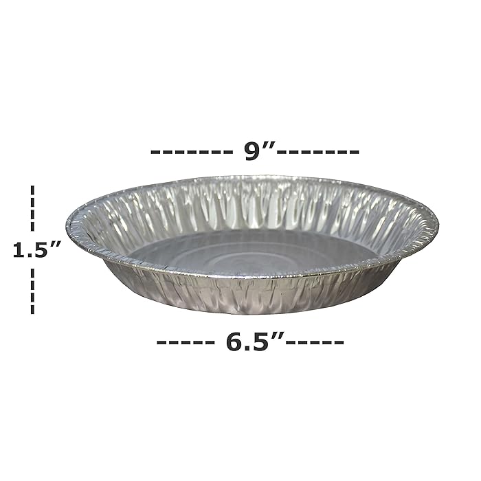 Disposable 9-inch Aluminum Foil Tart/Pie Pans (Pack of 8 pcs) - Shop N Save