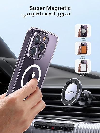 UGREEN MagSafe iPhone 14 Pro Max Case: Shockproof, Clear, Camera Protection - Shop N Save