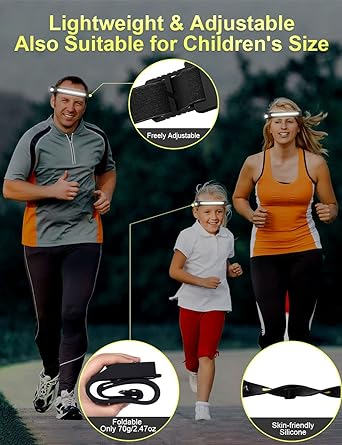 SHUWND LED Headlamp: USB Rechargeable, Motion Sensor, Waterproof - Shop N Save