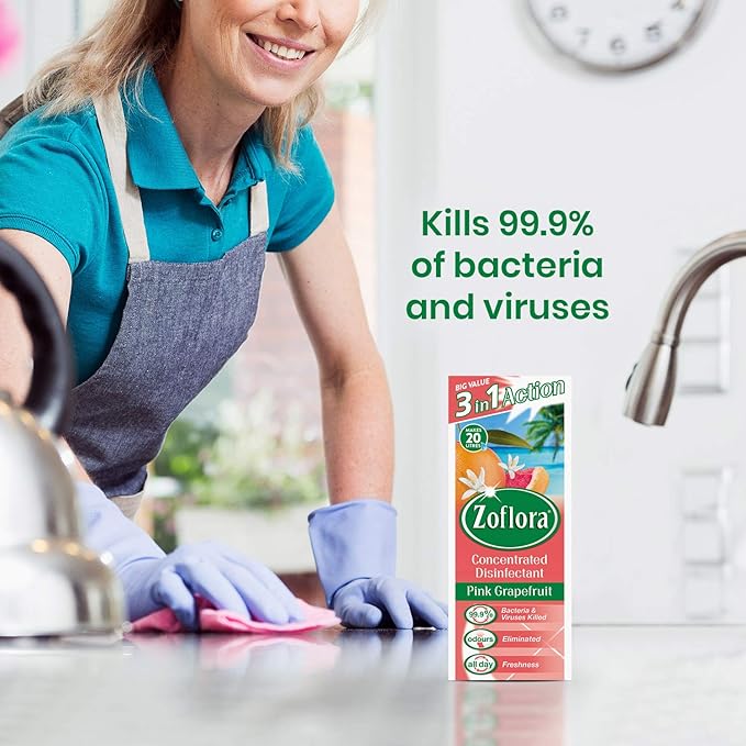 Zoflora Pink Grapefruit Disinfectant: Concentrated 500ml - Shop N Save