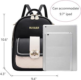 Quality Girls Casual Travel Versatile Backpack - Black - Shop N Save