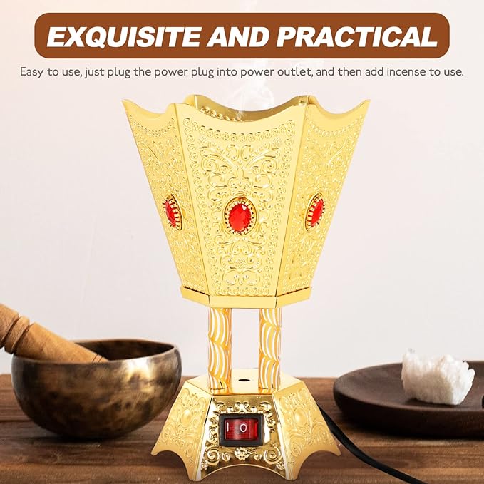 Arabic Electric Incense Burner: Middle Eastern Style - Shop N Save
