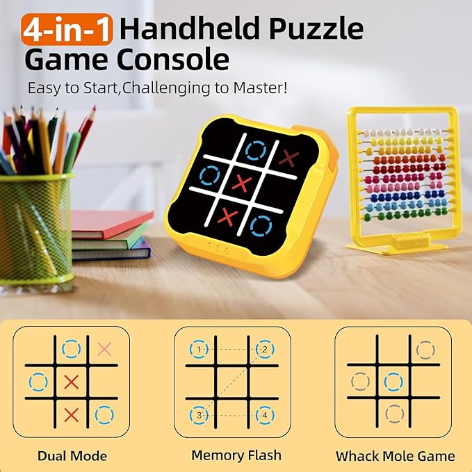 Puzzle Games for Kids: Portable Board Game Toy for Kids Age 6-12 and Adults Travel Car Ride - Birthday for Girls Boys