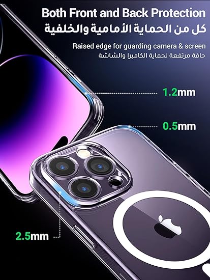 UGREEN MagSafe iPhone 14 Pro Max Case: Shockproof, Clear, Camera Protection - Shop N Save