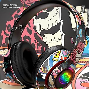 LED Gaming Headset: Universal Compatibility, Cardable Design, HiFi Audio