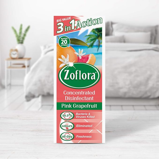 Zoflora Pink Grapefruit Disinfectant: Concentrated 500ml - Shop N Save