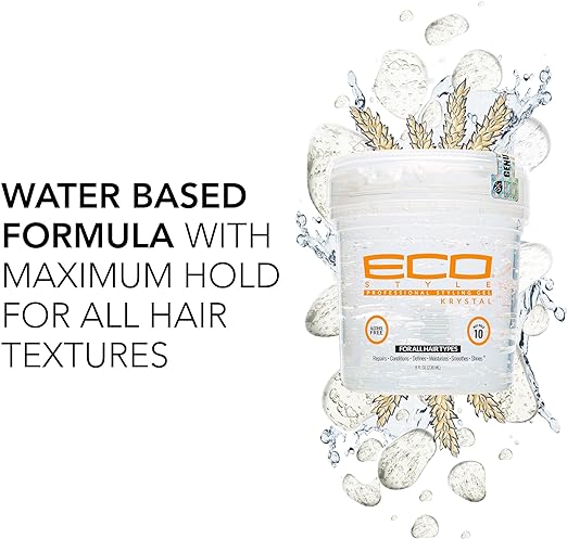 Hair Friendly Argan Oil Styling Gel (236ml): Strong Hold, Sustainable Haircare - Transparent - Shop N Save