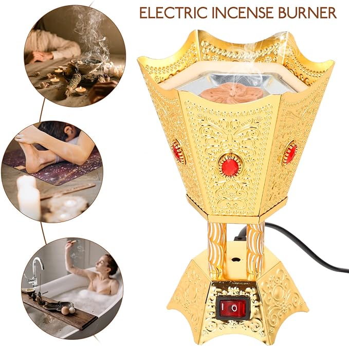 Arabic Electric Incense Burner: Middle Eastern Style - Shop N Save