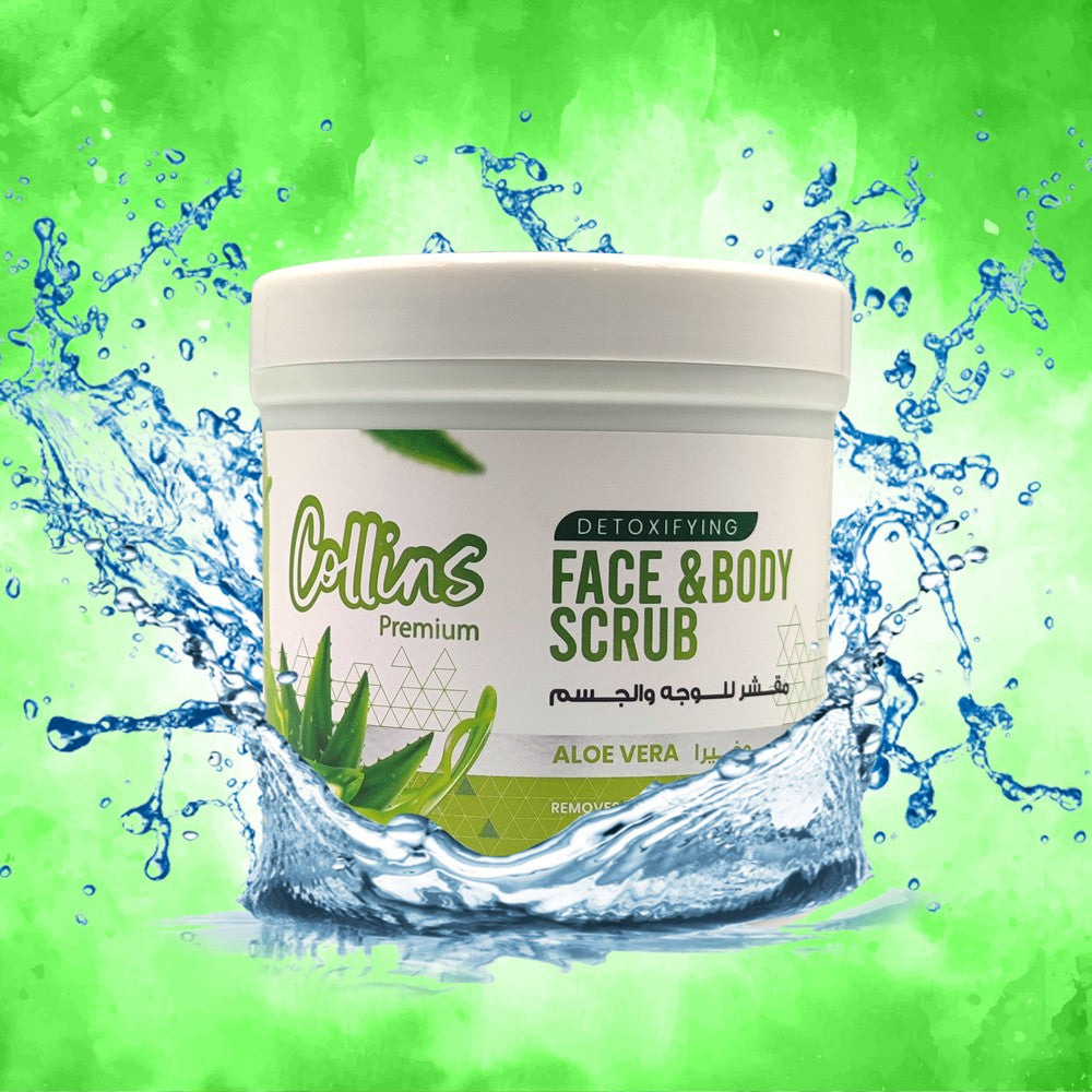 Collins Aloe Vera Scrub - 500ml, Gentle Exfoliation, Hydration - Shop N Save