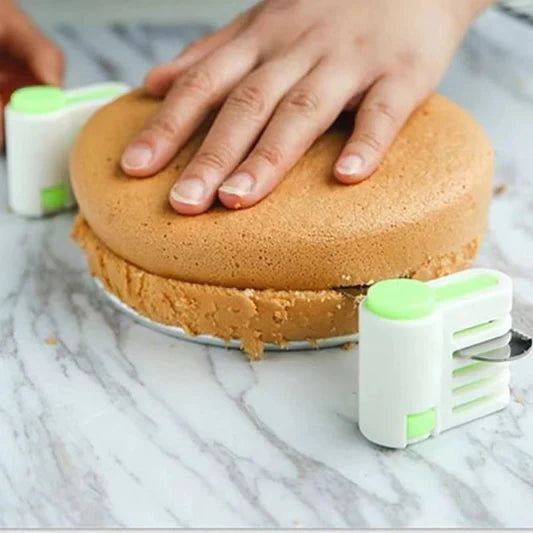 Cake Bread Toast Slicer 2 Pcs Set - Green - Shop N Save