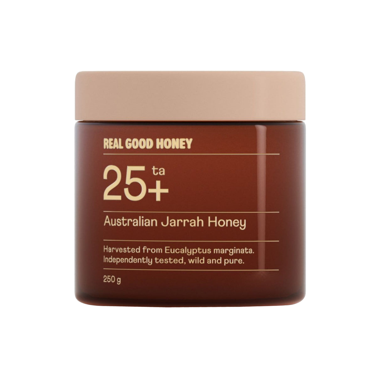 REAL GOOD HONEY JARRAH TA25+ 250G JAR - Shop N Save