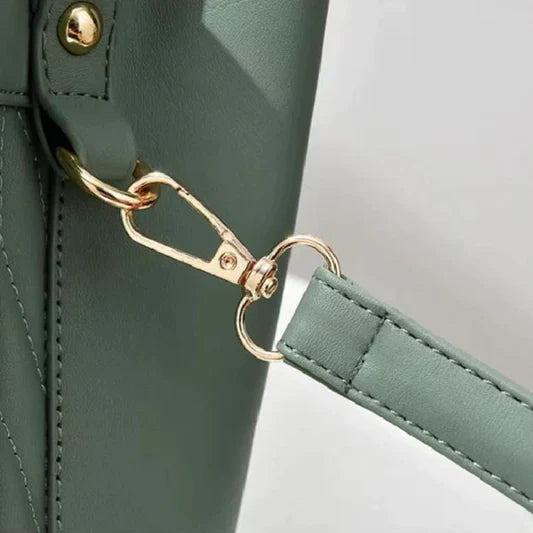 New Design Square Shoulder Bag For Women - Wine Red - Shop N Save