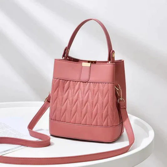 New Design Square Shoulder Bag For Women - Wine Red - Shop N Save