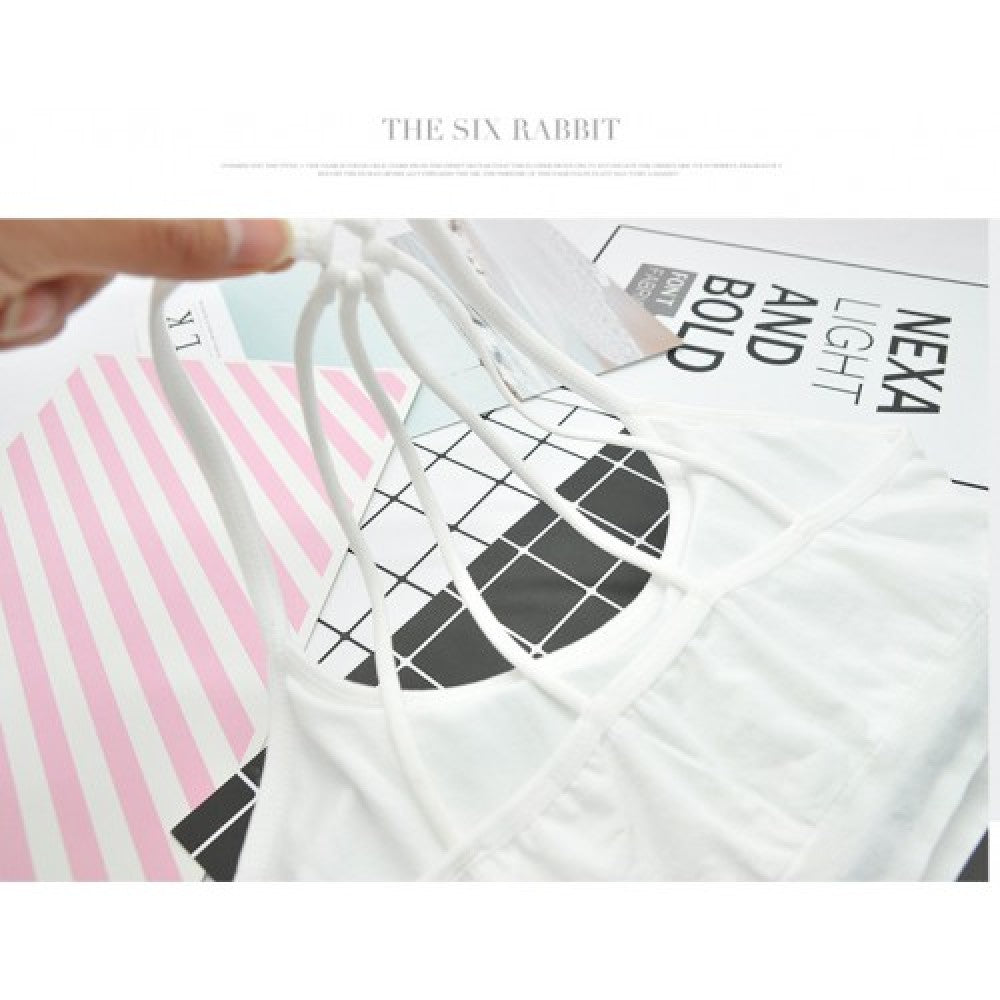 Sports Gym Bra Cross Fashion Beauty For Women Black - Shop N Save