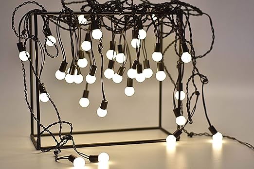 Tu Casa Yellow Ball String Light: 30 Bulbs, 7 Meters, Decorative Glow - Shop N Save