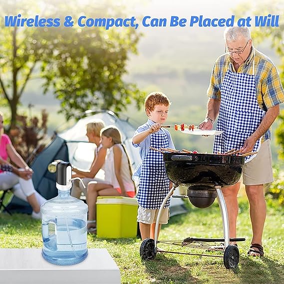 Portable Electric Water Pump for 5-Gallon Jugs - USB Charging - Shop N Save