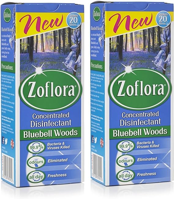 Zoflora Bluebell Woods Disinfectant: Concentrated, Antibacterial 500m - Shop N Save