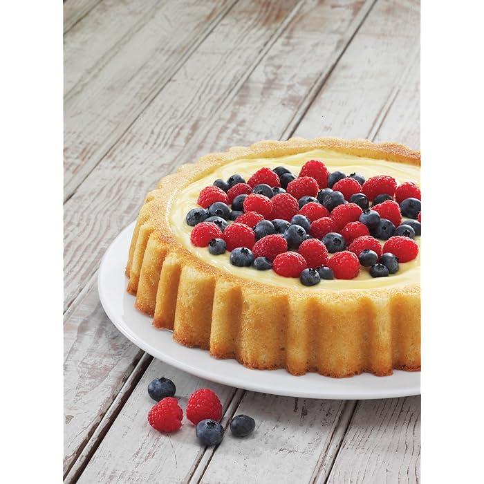Metallic Professional Non-Stick Mary Ann Cake Pan / Sponge Flan Tin, 27 cm (10.5