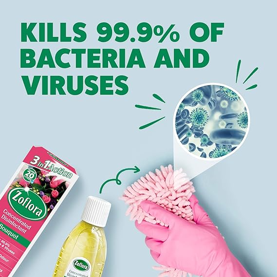 Zoflora Disinfectant: Concentrated, Bouquet Scent, 500ml, Multipurpose - Shop N Save