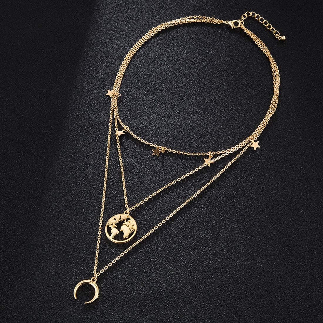 Jewels Galaxy Gold-Plated Multi-Strand Designer Necklace - Shop N Save