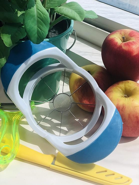 JUJUStore Apple Slicer Set: Stainless Steel, Comfort Handle, Versatile Kitchen Gadget - Shop N Save