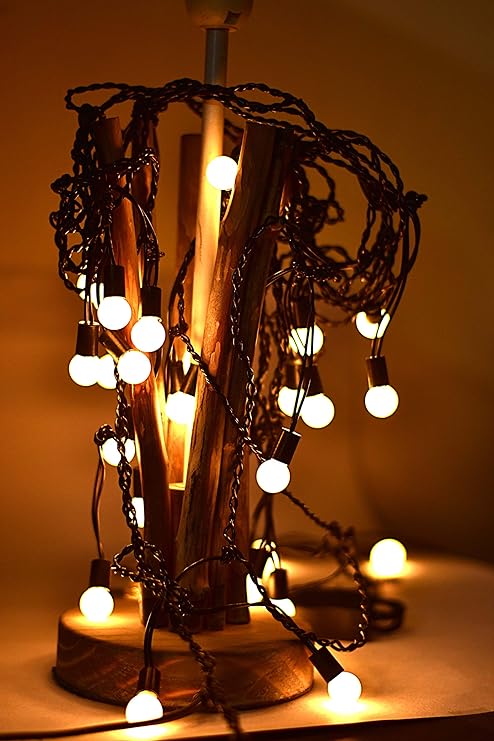 Tu Casa Yellow Ball String Light: 30 Bulbs, 7 Meters, Decorative Glow - Shop N Save