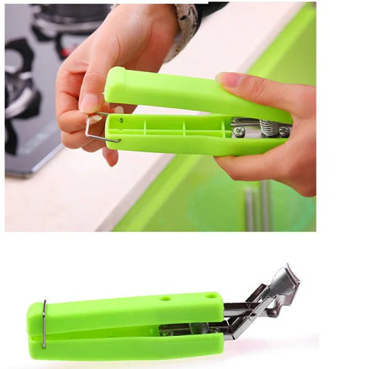 Stainless Steel Anti Scald Bowl Plate Clip Holder - Green - Shop N Save