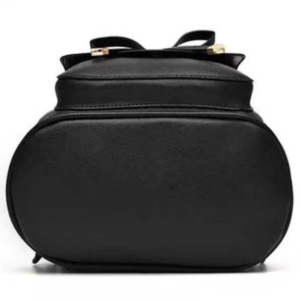Stylish Black Bow Backpack Spacious with Multiple Compartments for Girls - Shop N Save