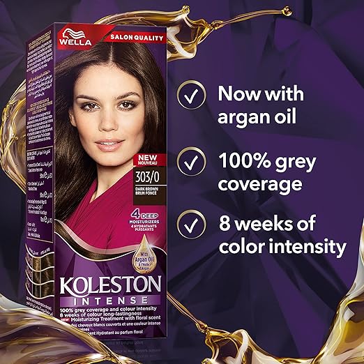 Wella Koleston 303/0: Intense Dark Brown Hair Color - Shop N Save